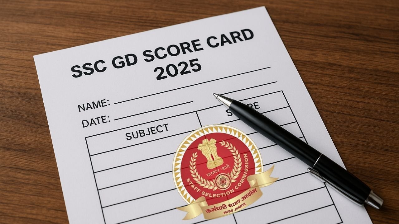 SSC GD Score Card 2025